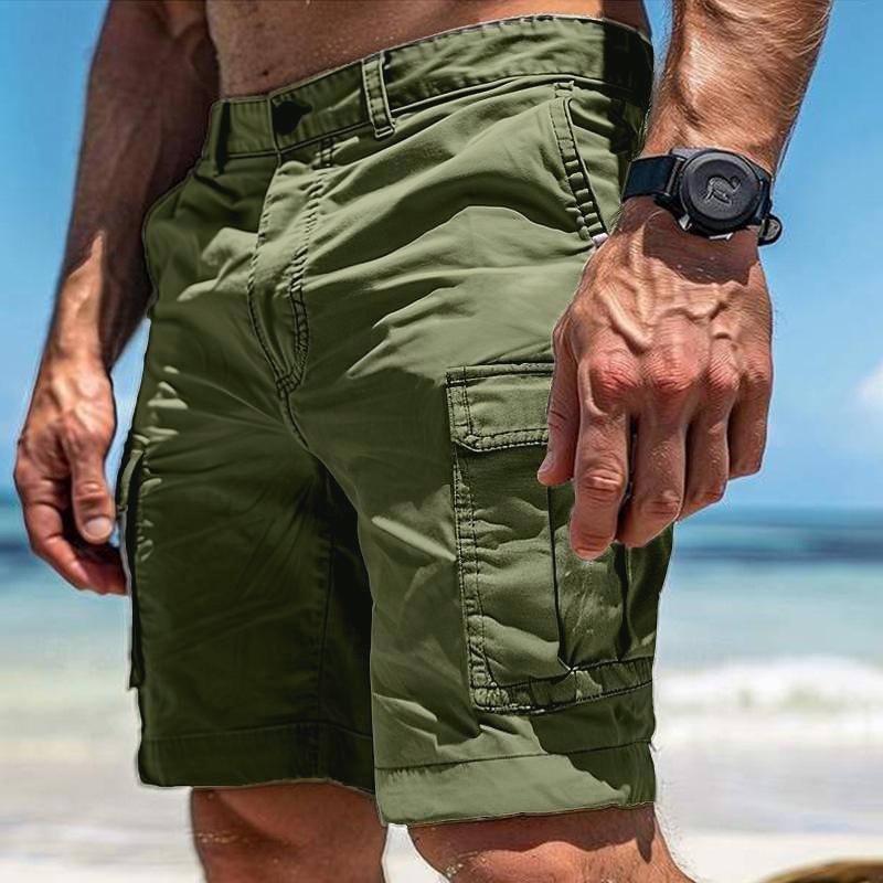 Herren-Cargoshorts mit geradem Schnitt