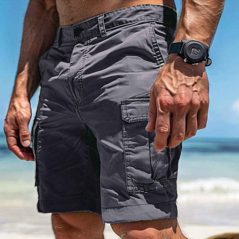 Herren-Cargoshorts mit geradem Schnitt