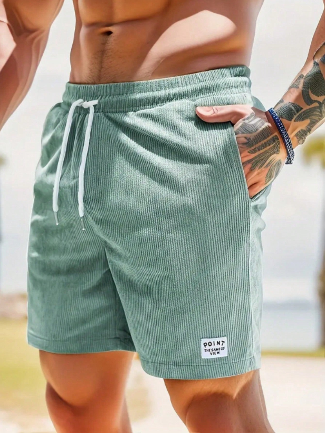 Herren-Shorts mit lockerer Passform