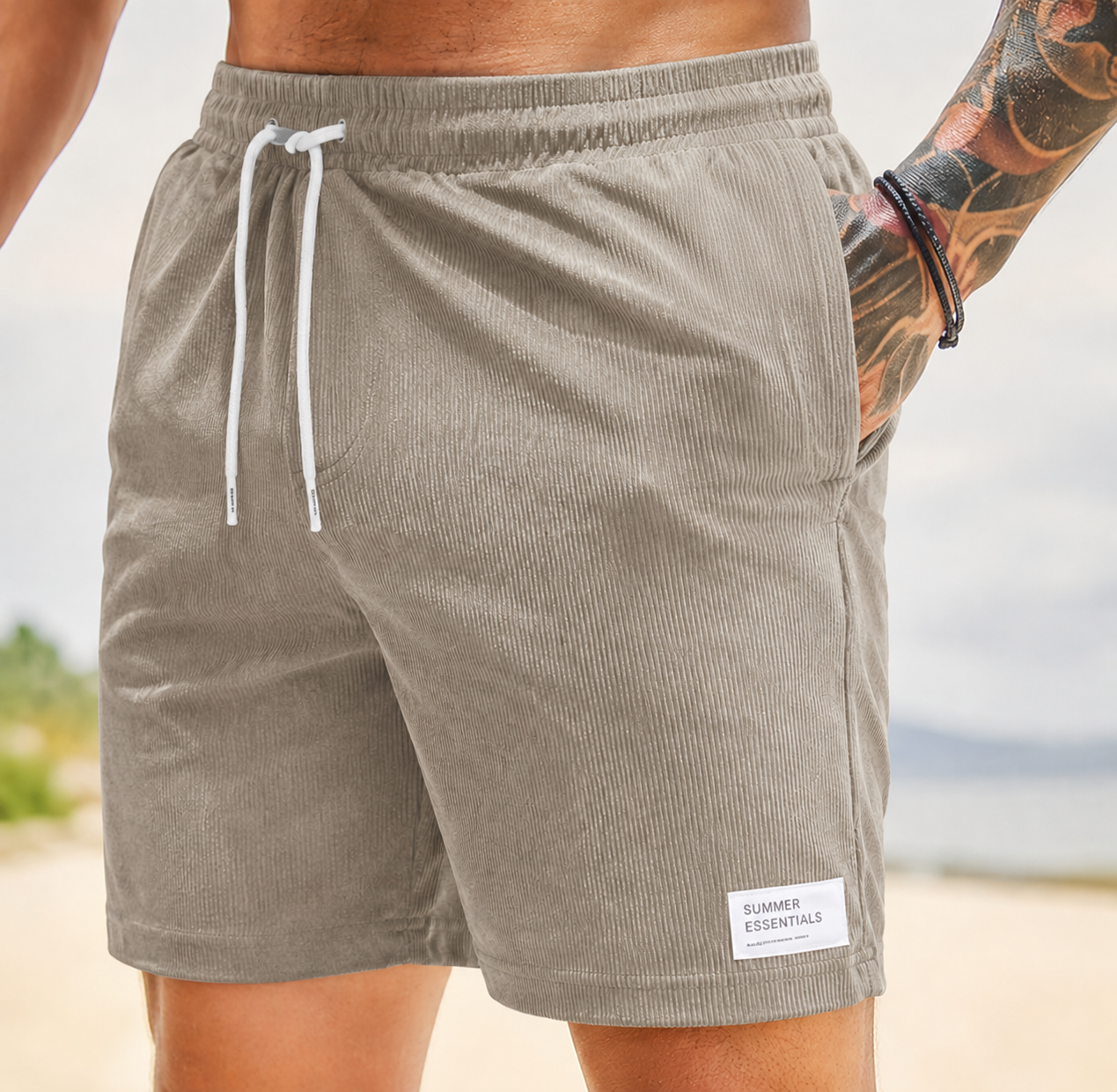 Herren-Shorts mit lockerer Passform