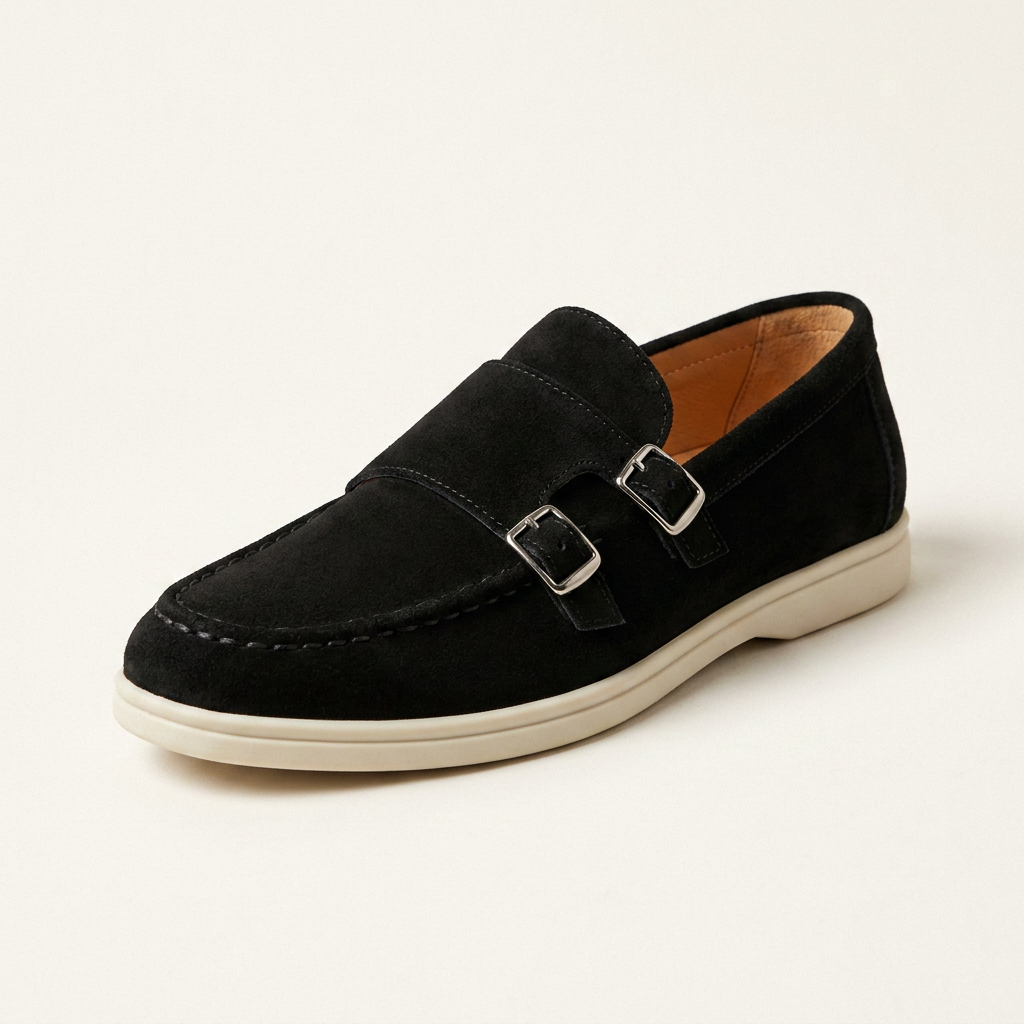 Loafer mit Doppelschnalle