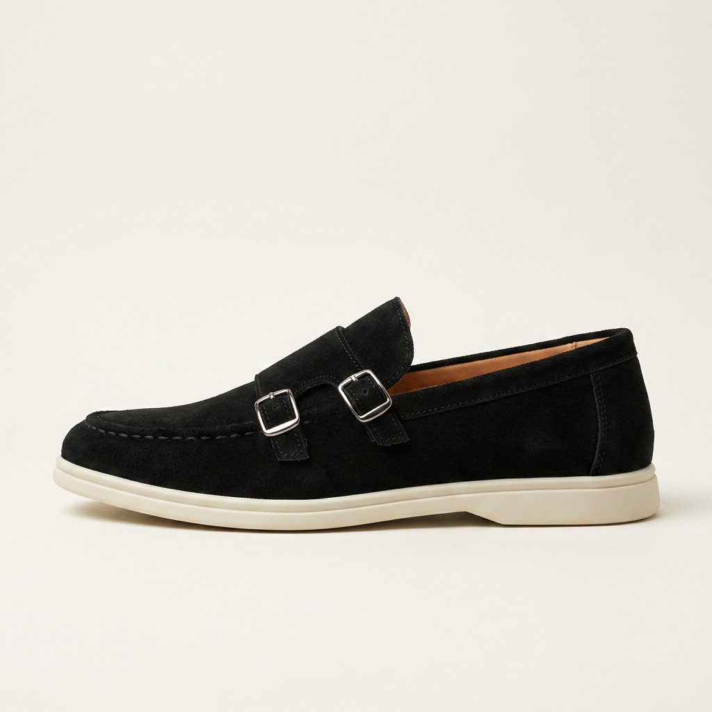 Loafer mit Doppelschnalle