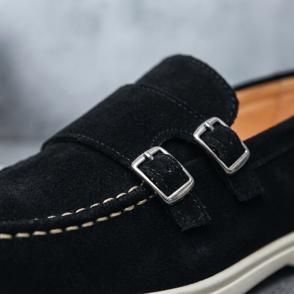 Loafer mit Doppelschnalle