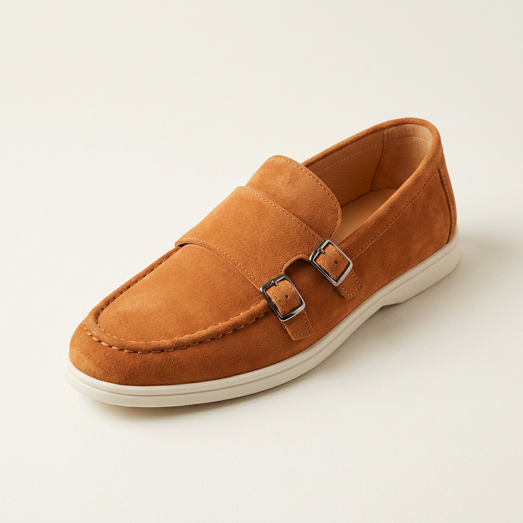 Loafer mit Doppelschnalle