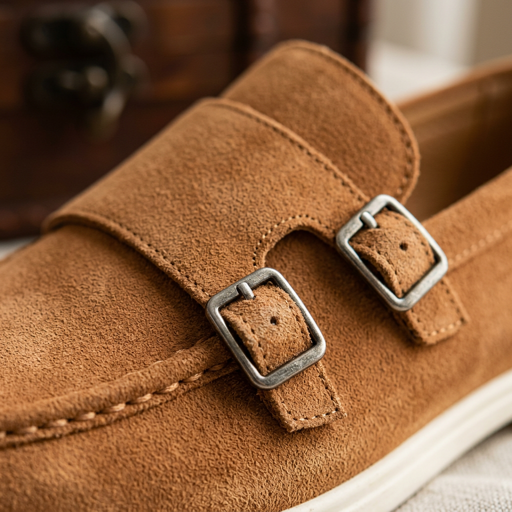 Loafer mit Doppelschnalle