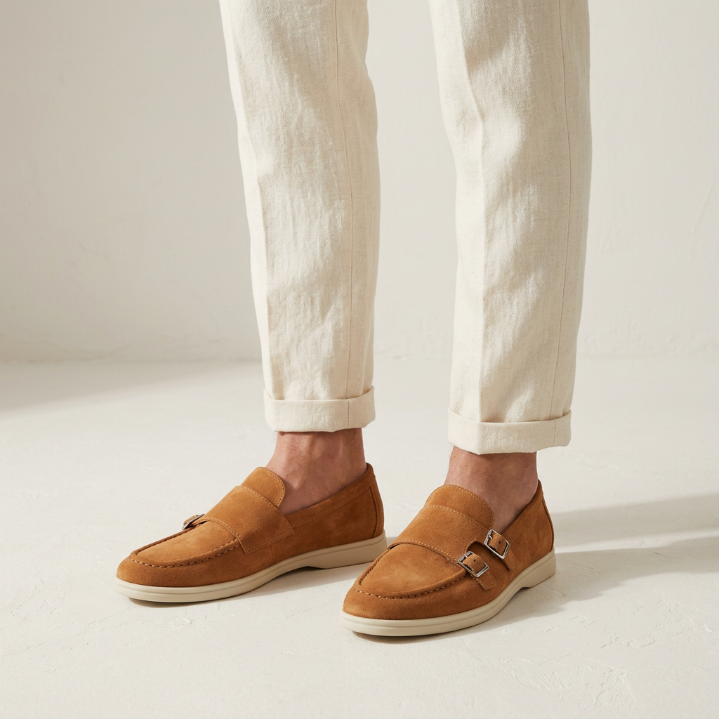 Loafer mit Doppelschnalle