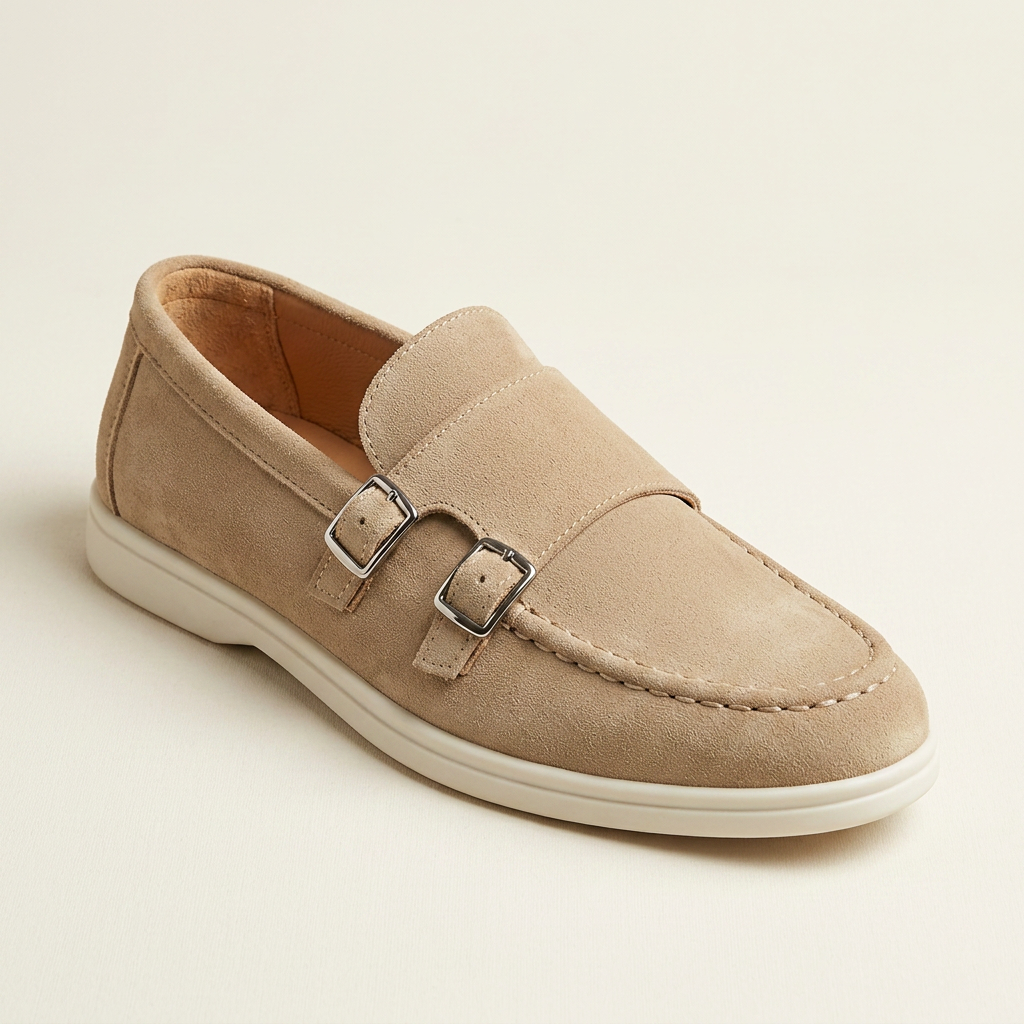 Loafer mit Doppelschnalle