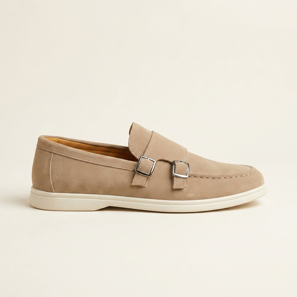 Loafer mit Doppelschnalle