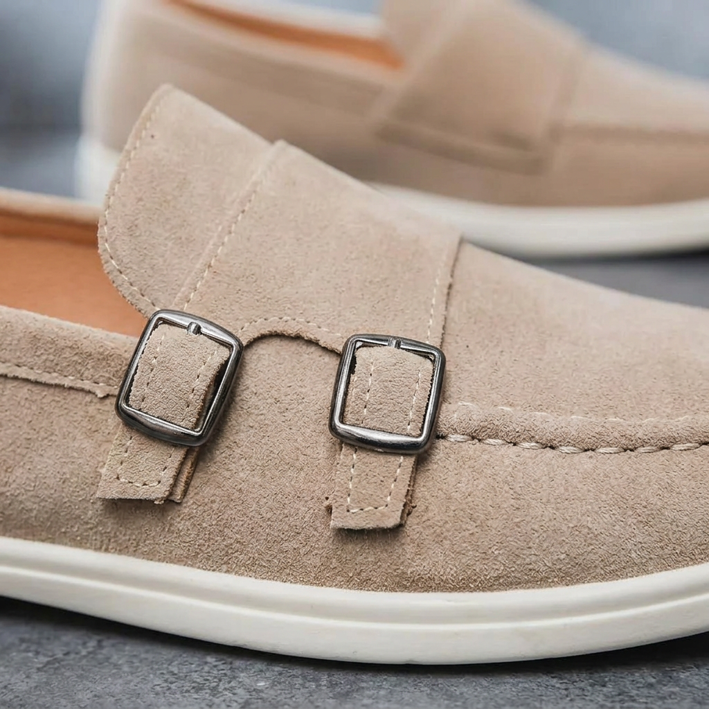 Loafer mit Doppelschnalle