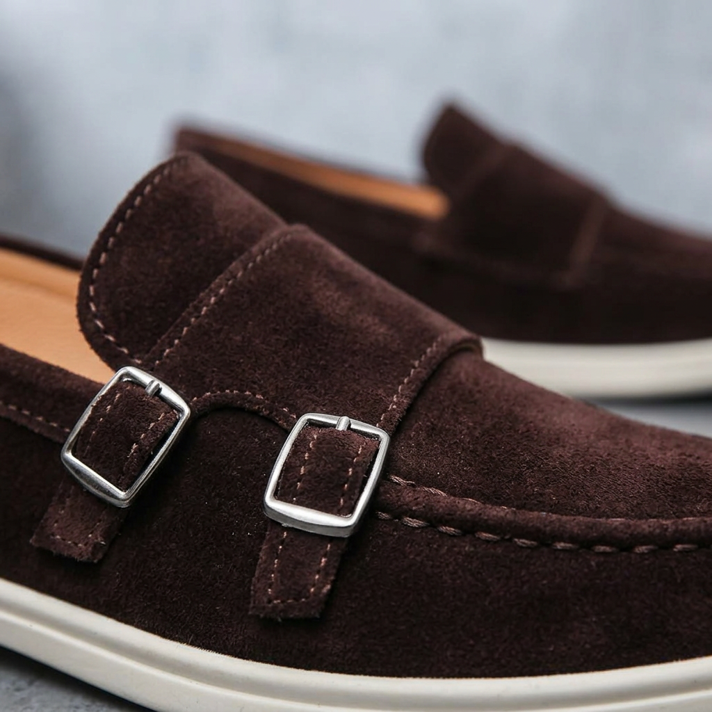Loafer mit Doppelschnalle