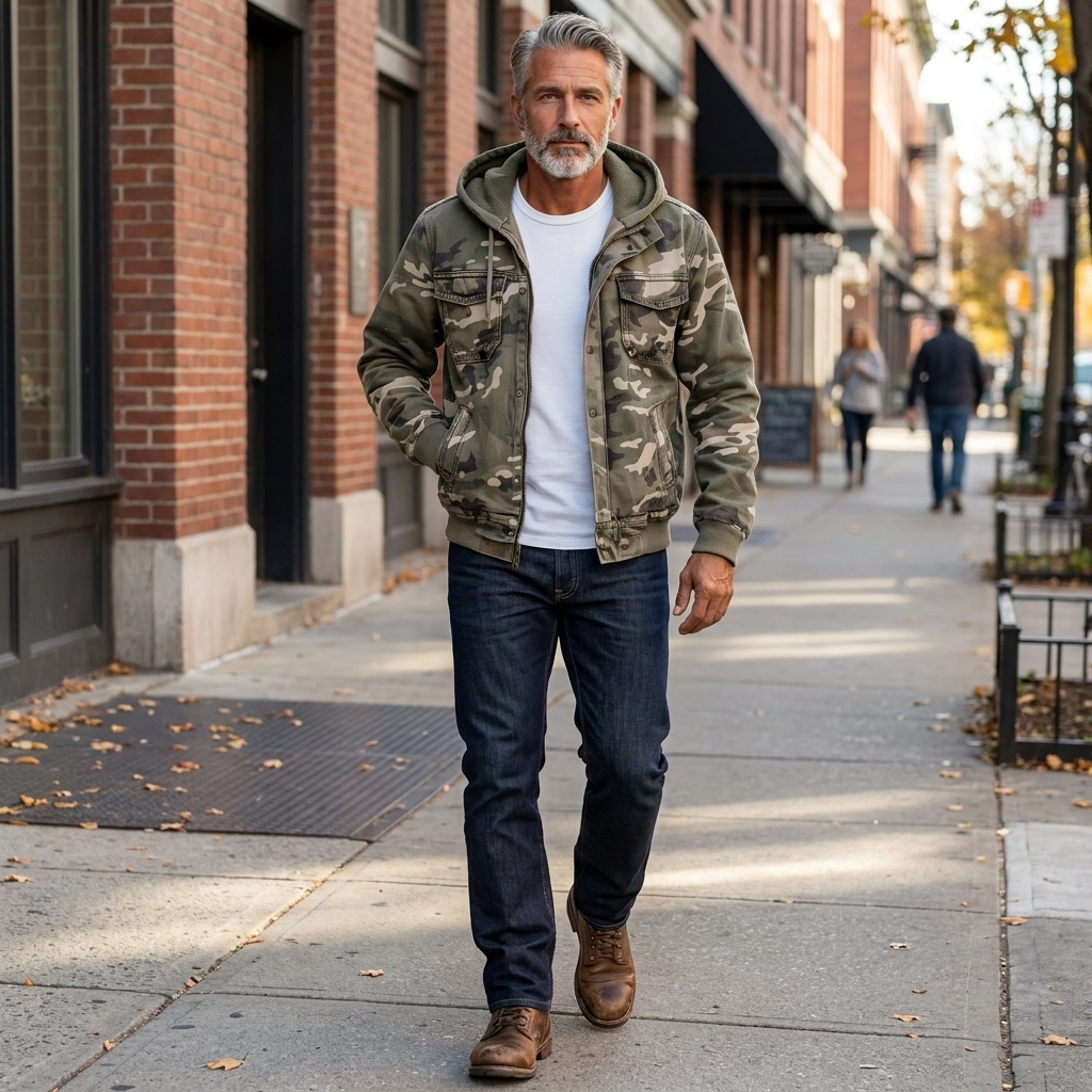 Bexley Utility-Jacke mit Kapuze