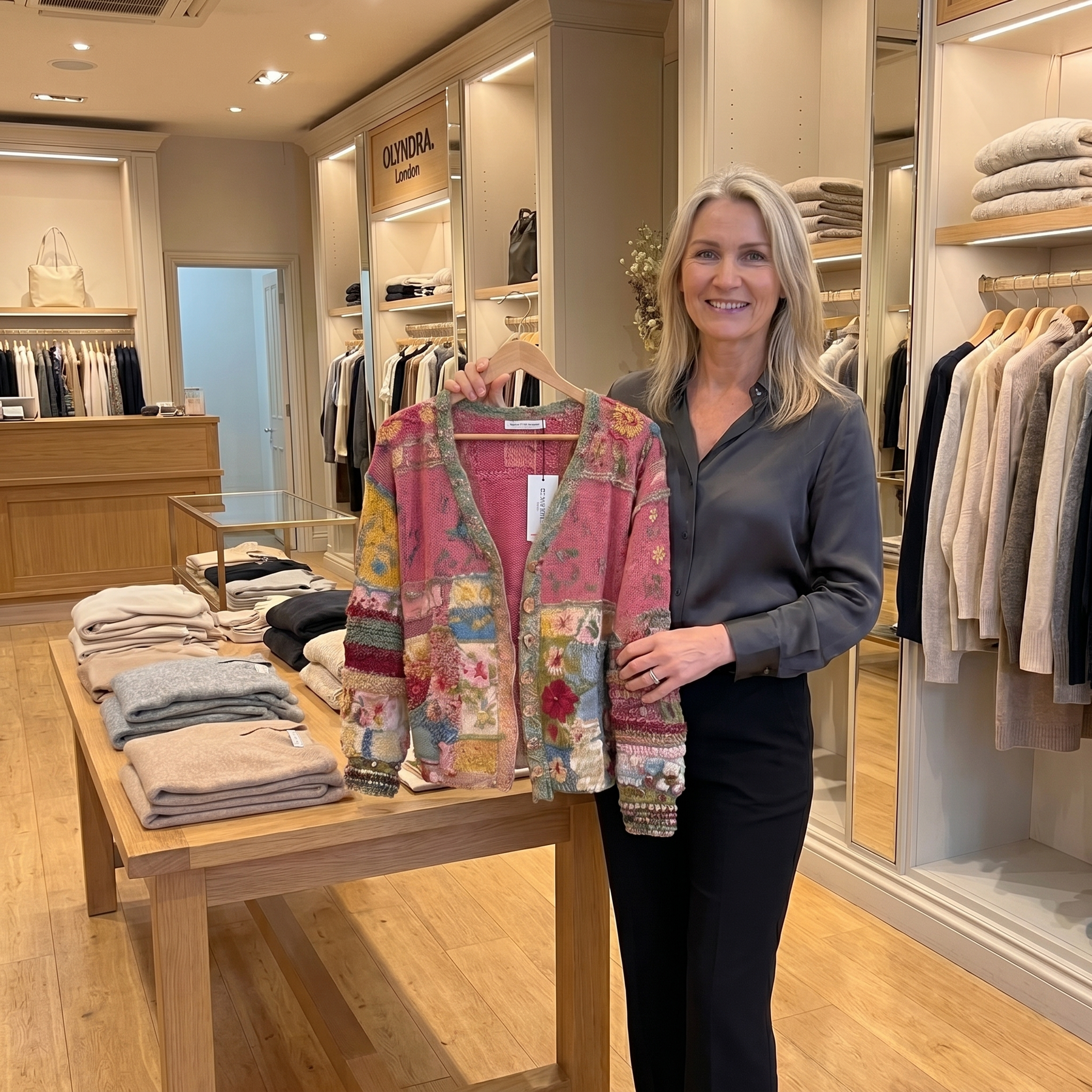 Eleanor Cardigan mit lockerer Passform
