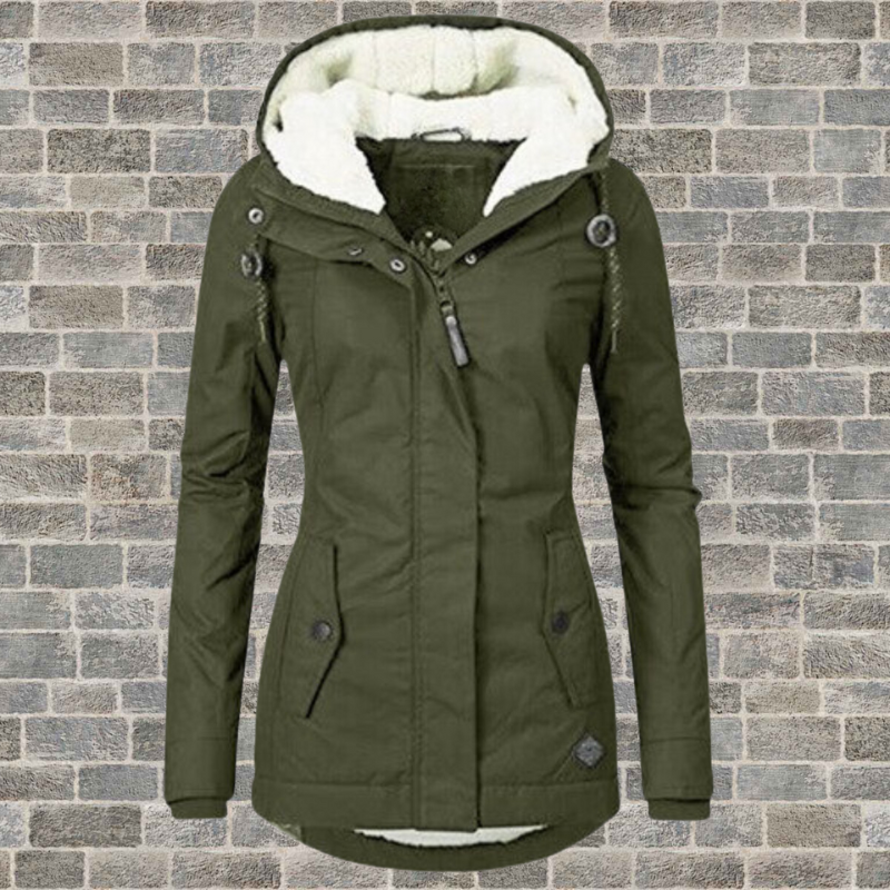 Gefütterter Parka Mit Kapuze
