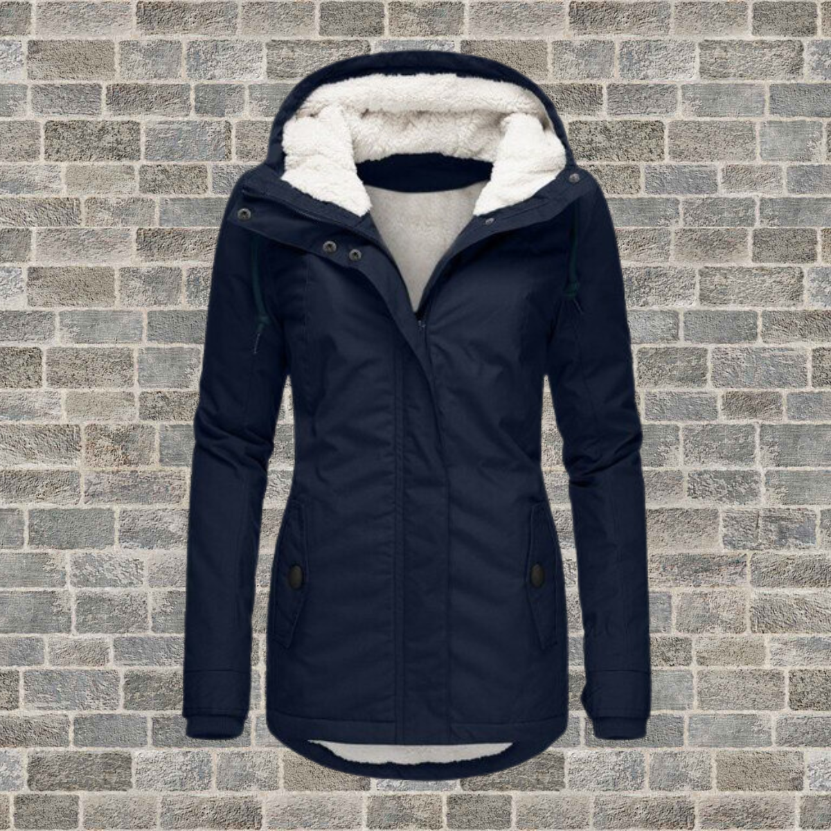 Gefütterter Parka Mit Kapuze