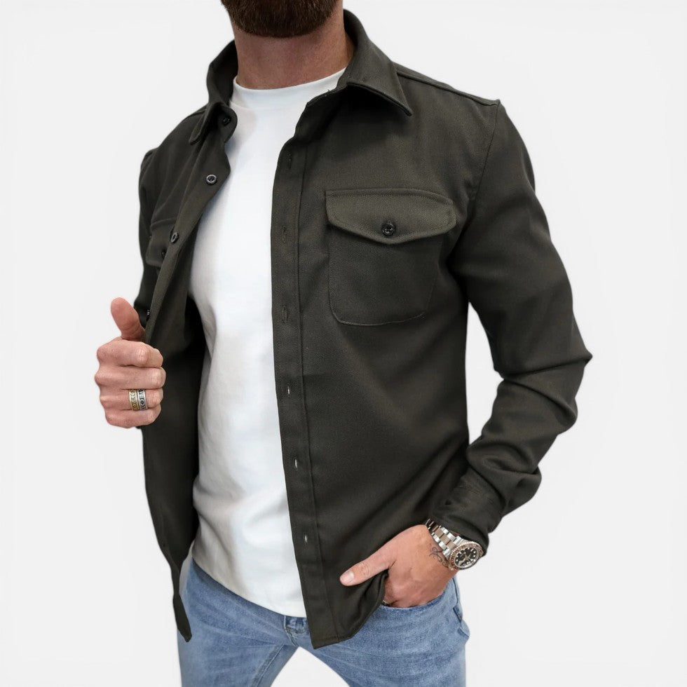 Hemdjacke mit Brusttaschen