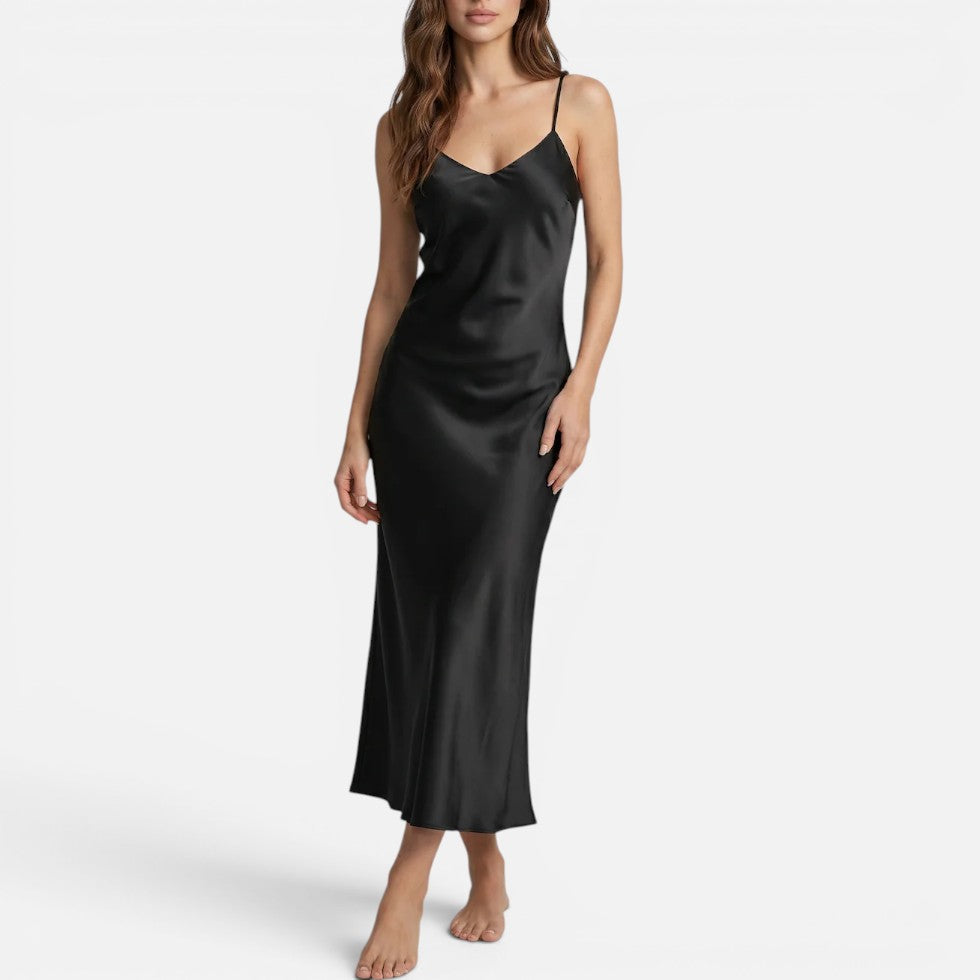 Nachtkleid mit Spaghettiträgern
