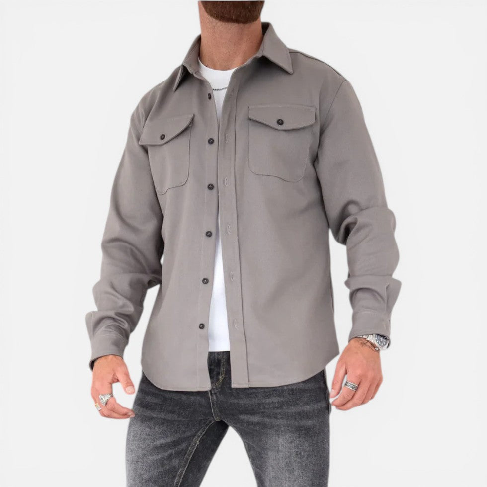 Hemdjacke mit Brusttaschen
