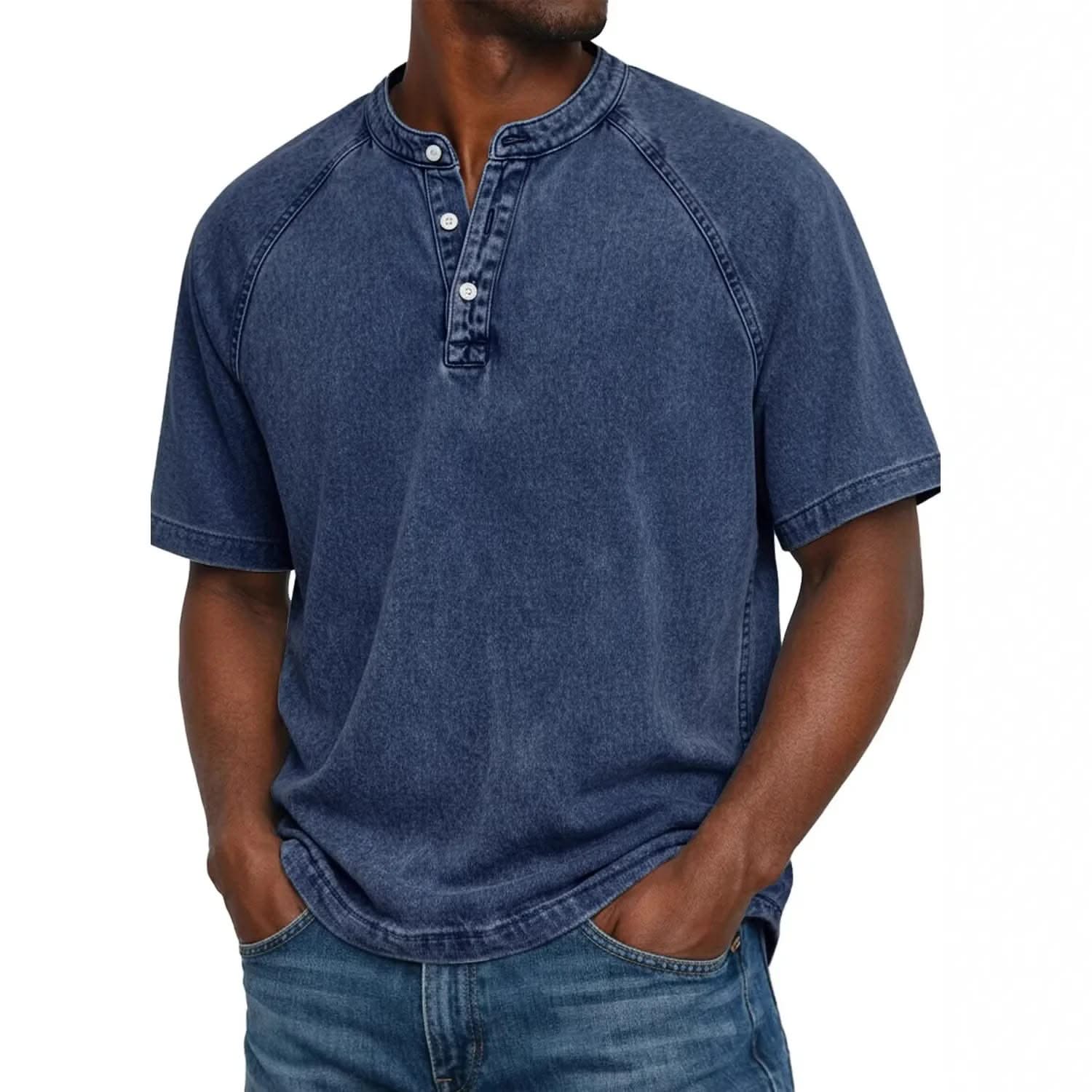 Locker Geschnittenes Henley