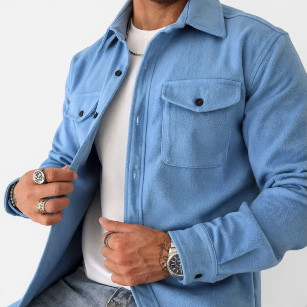 Hemdjacke mit Brusttaschen