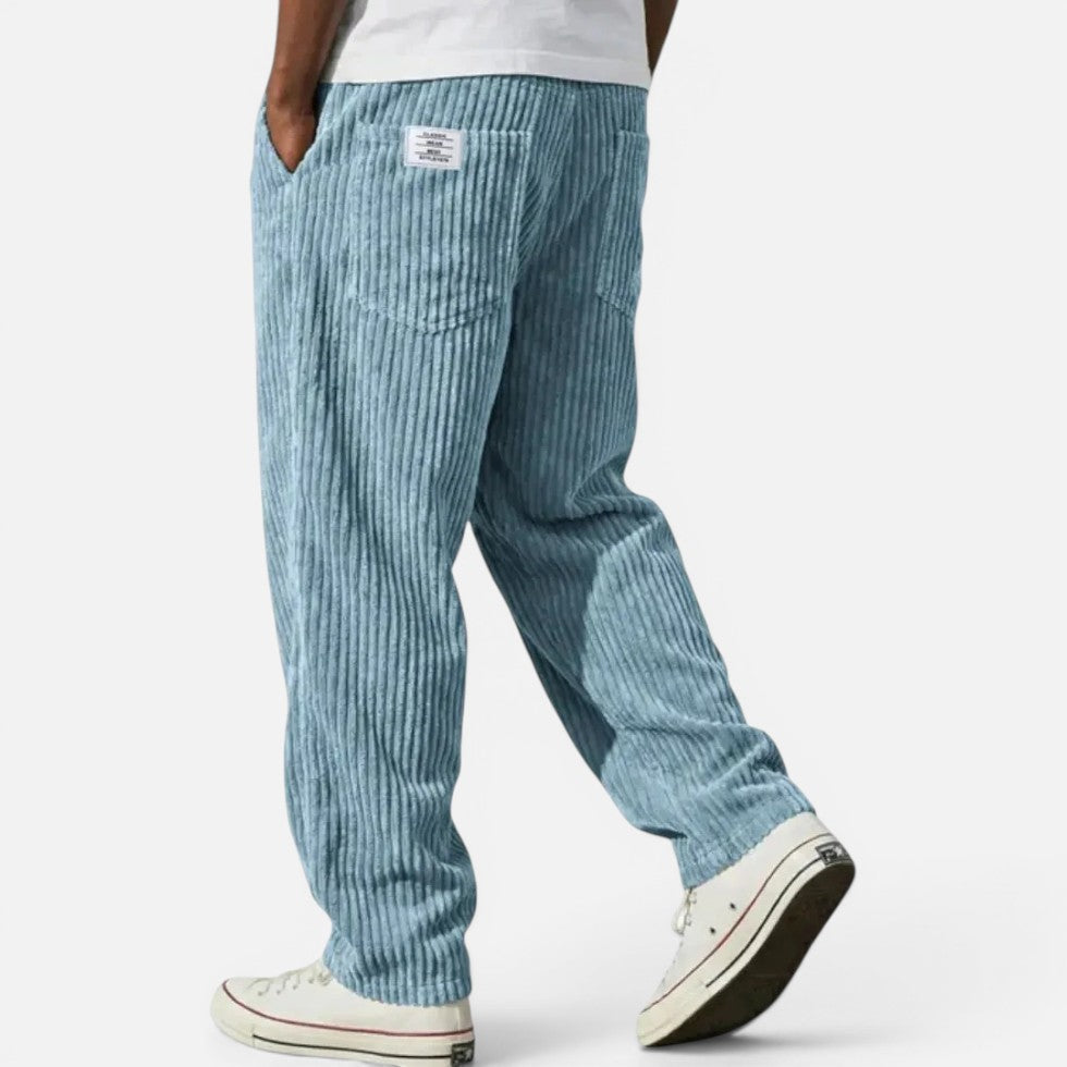 Herren-Freizeithose Mit Weitem Schnitt