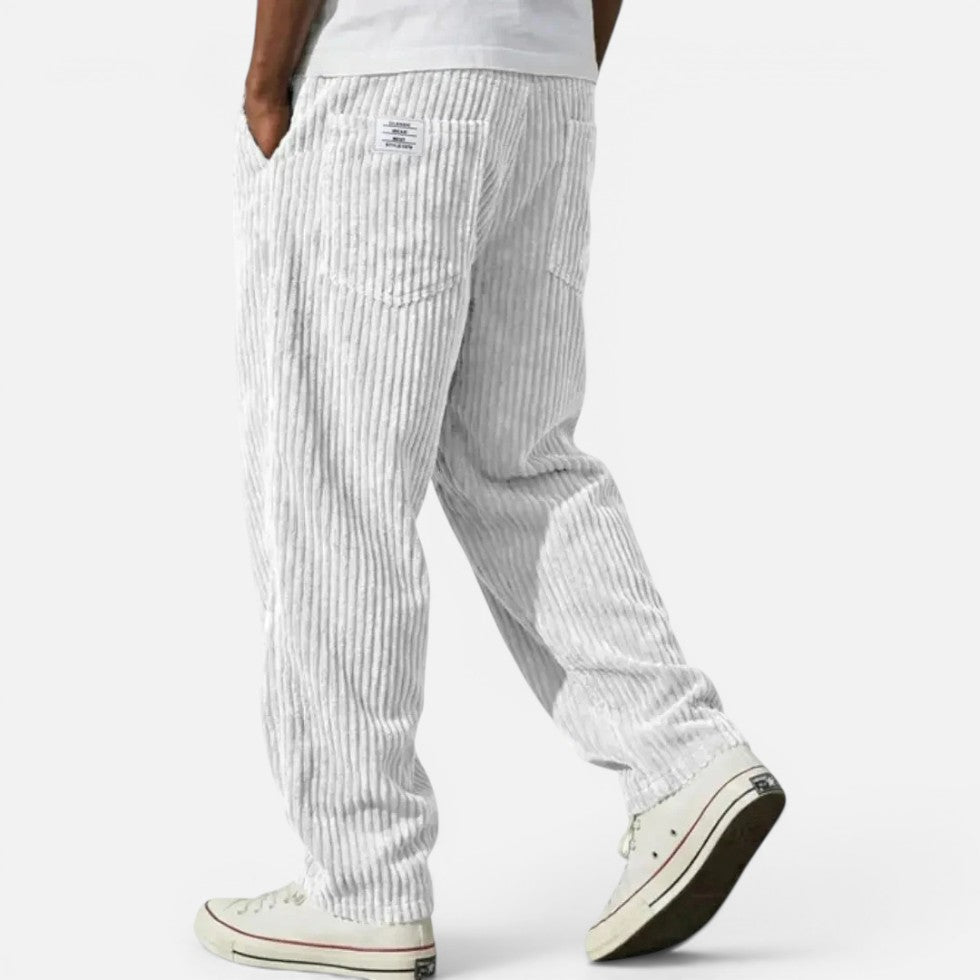 Herren-Freizeithose Mit Weitem Schnitt