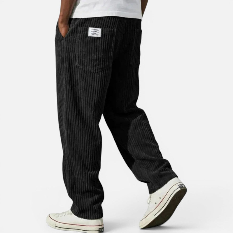 Herren-Freizeithose Mit Weitem Schnitt