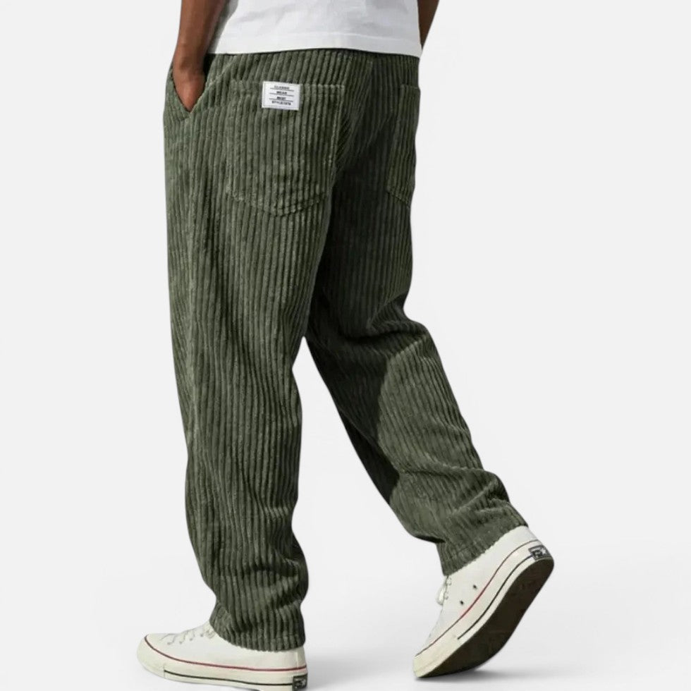 Herren-Freizeithose Mit Weitem Schnitt