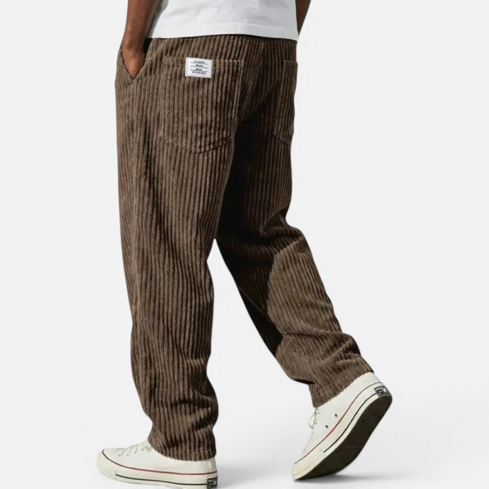 Herren-Freizeithose Mit Weitem Schnitt