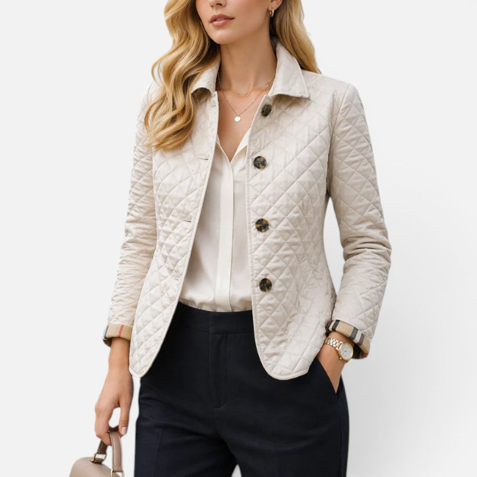 Damen-Steppjacke mit Stehkragen