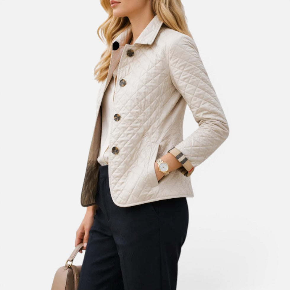 Damen-Steppjacke mit Stehkragen