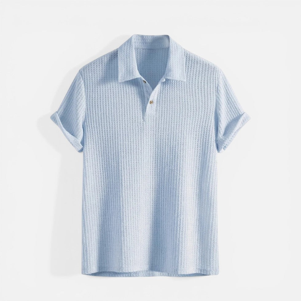 Herren-Poloshirt mit Struktur