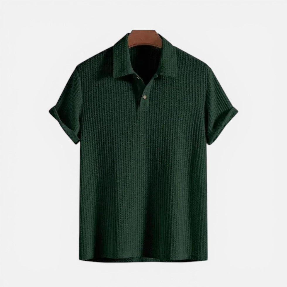 Herren-Poloshirt mit Struktur