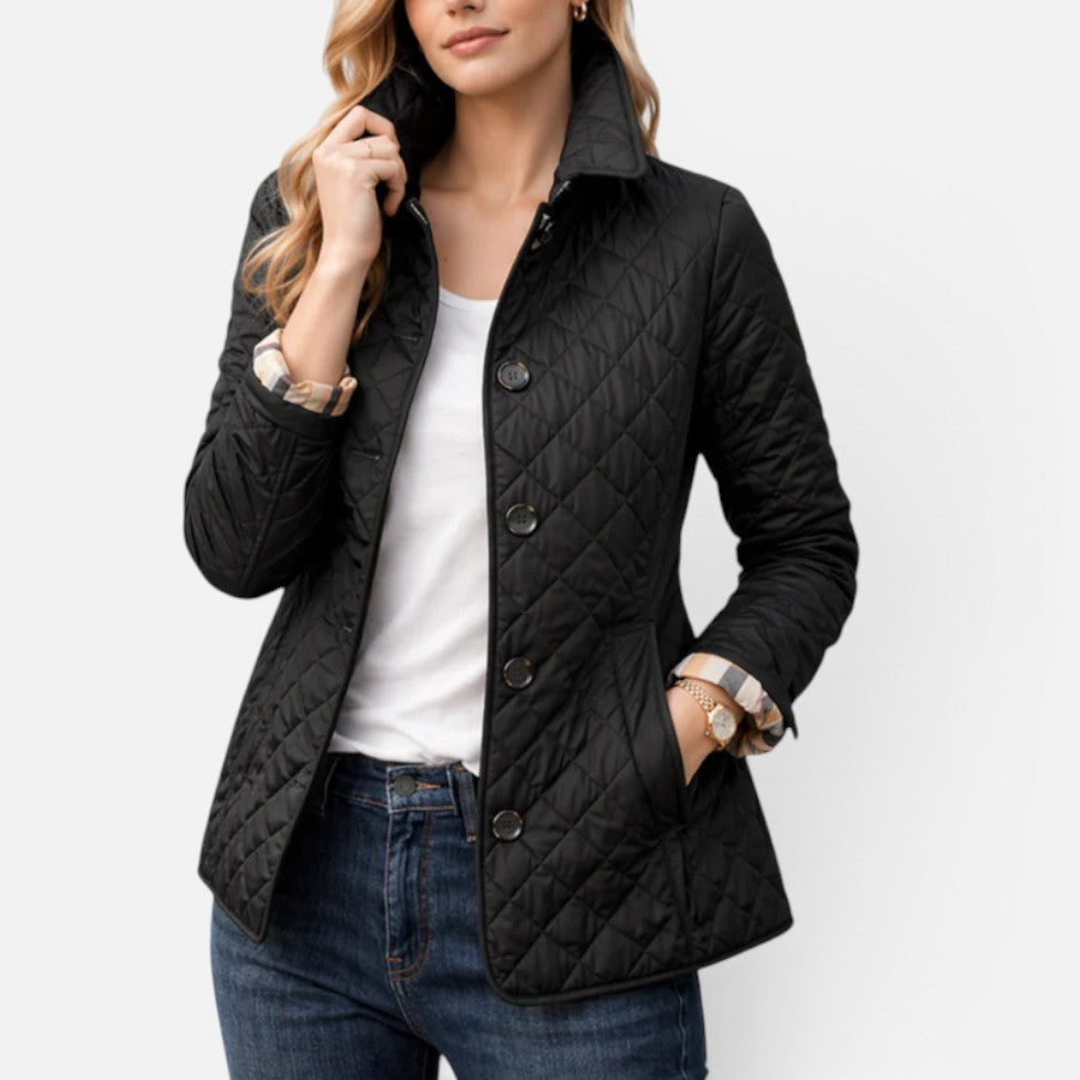 Damen-Steppjacke mit Stehkragen