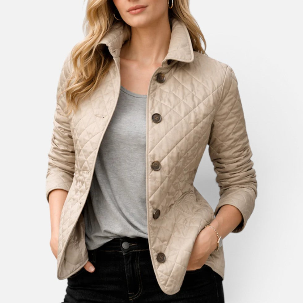 Damen-Steppjacke mit Stehkragen