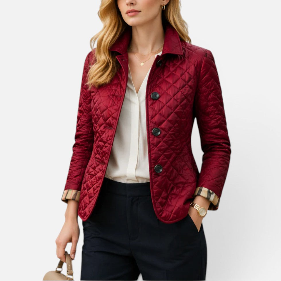 Damen-Steppjacke mit Stehkragen
