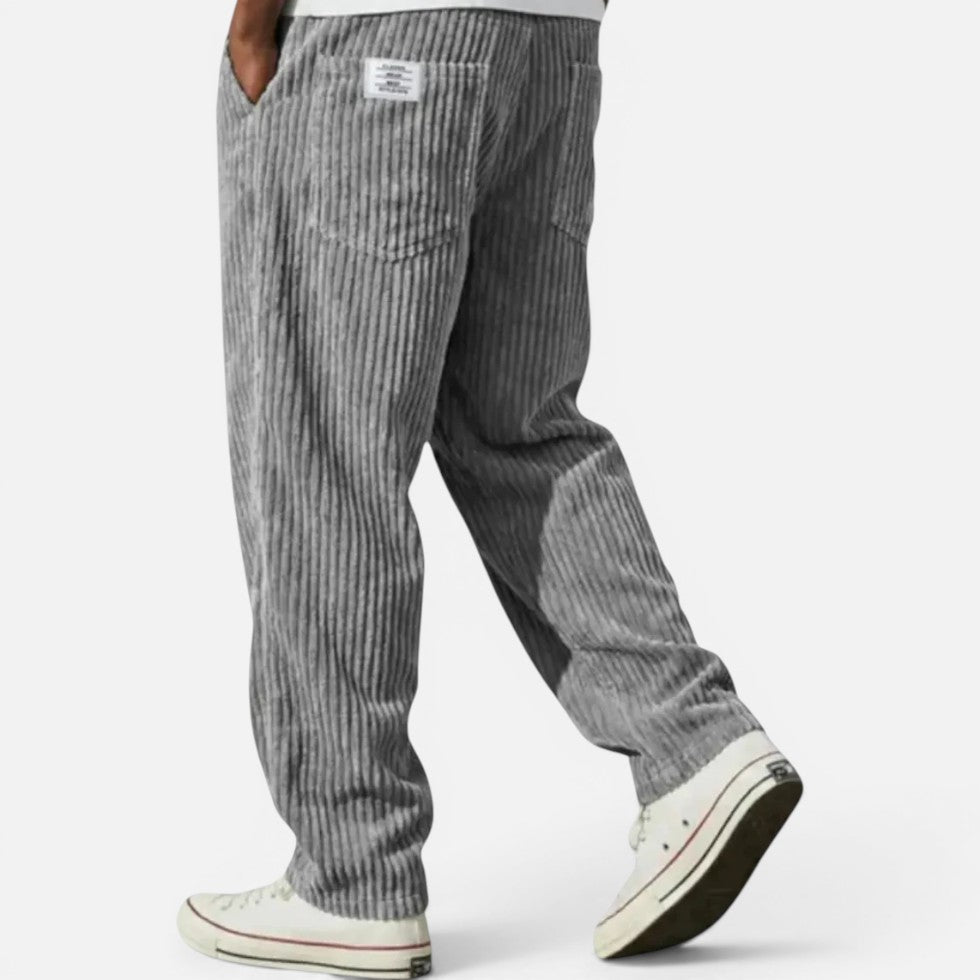 Herren-Freizeithose Mit Weitem Schnitt