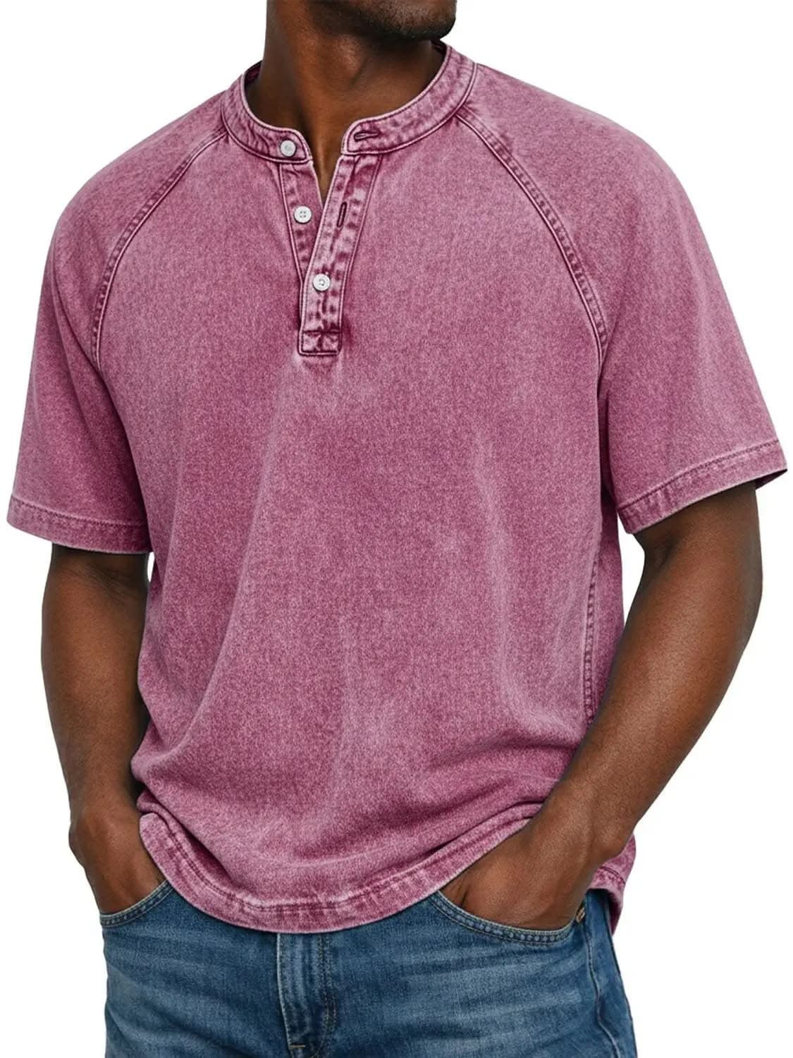 Locker Geschnittenes Henley