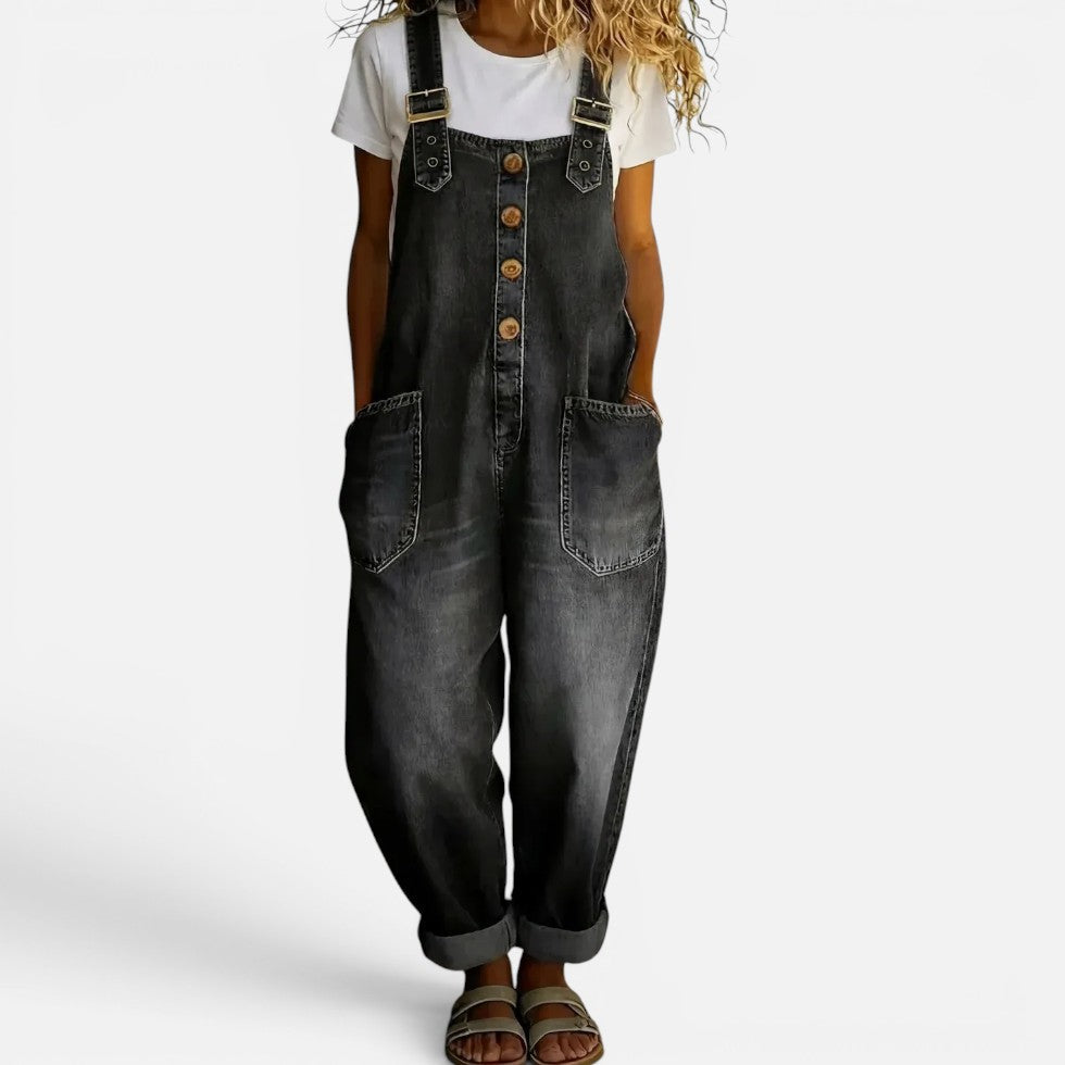 Damen-Jumpsuit mit weitem Schnitt