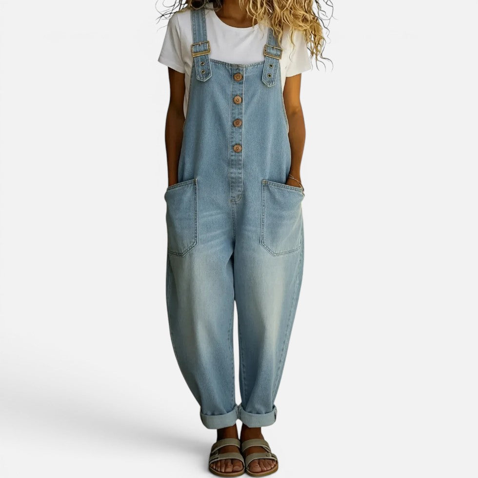 Damen-Jumpsuit mit weitem Schnitt