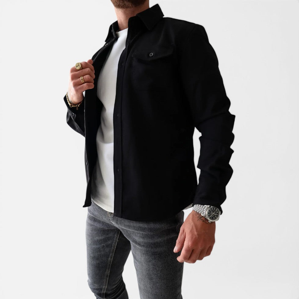 Hemdjacke mit Brusttaschen