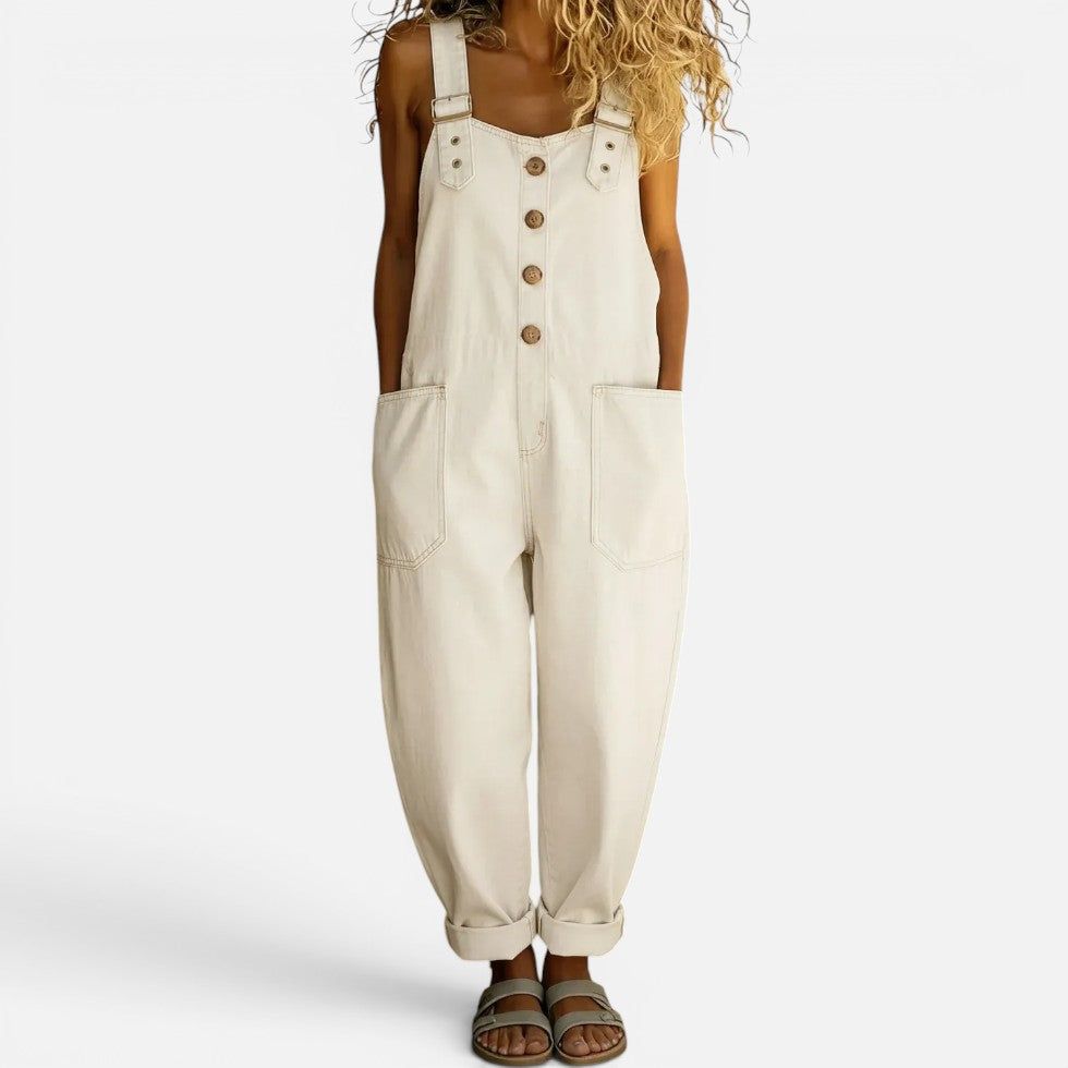 Damen-Jumpsuit mit weitem Schnitt