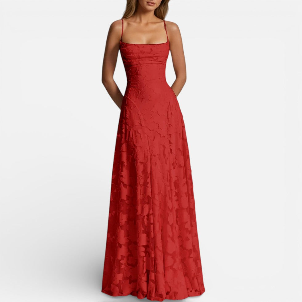 Maxikleid mit ausgestelltem Rock