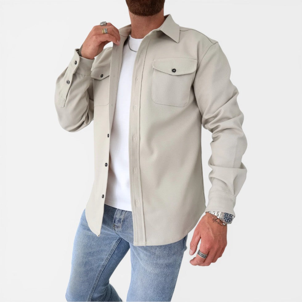 Hemdjacke mit Brusttaschen