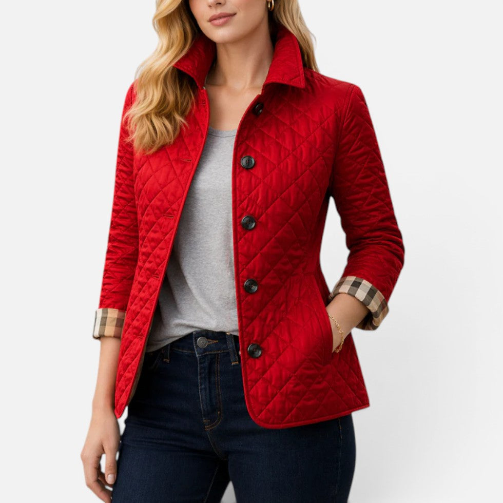 Damen-Steppjacke mit Stehkragen