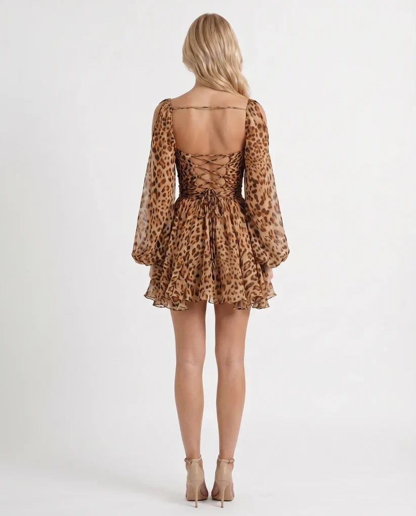Elda Minikleid mit Volants