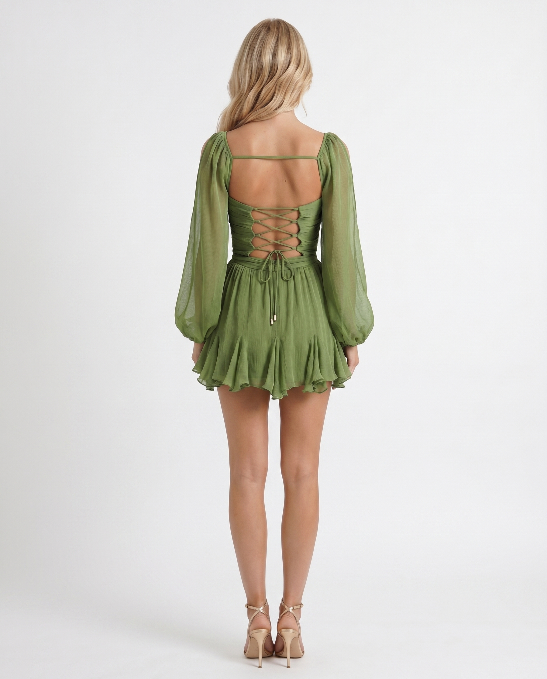 Elda Minikleid mit Volants