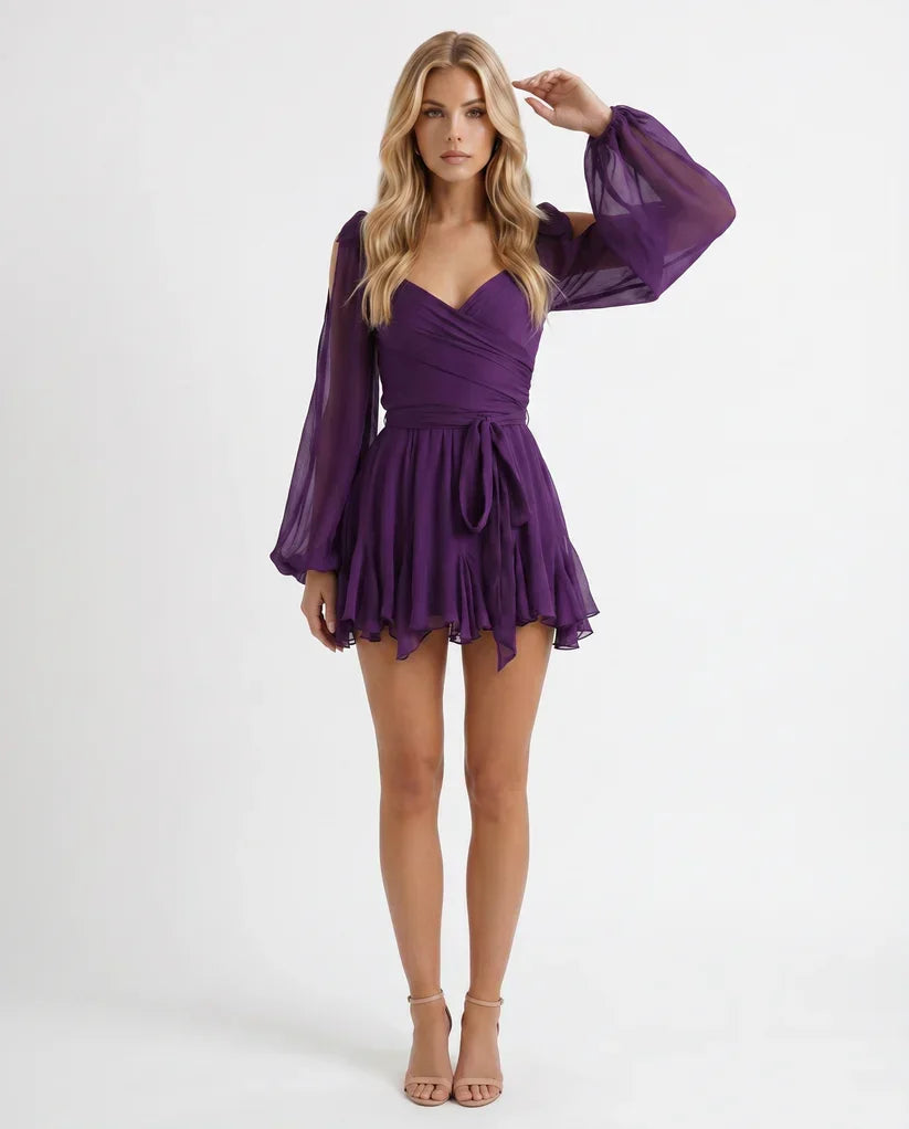Elda Minikleid mit Volants
