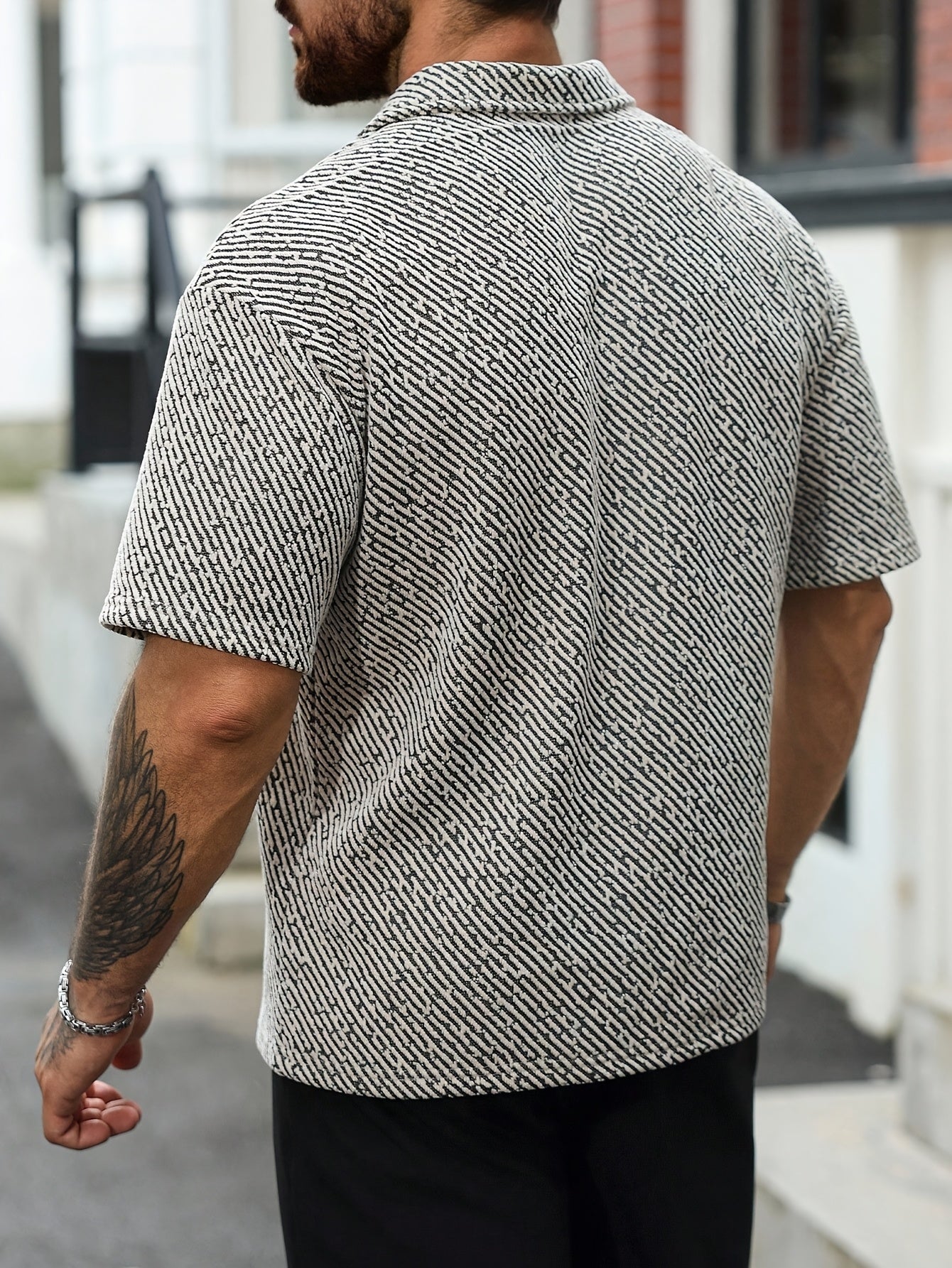 Monaco Poloshirt mit Struktur
