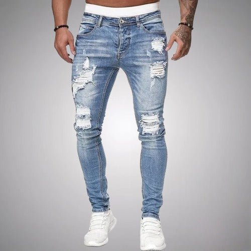 Herren-Jeans im Skinny Fit mit Rissen