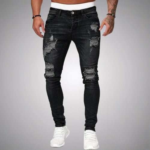 Herren-Jeans im Skinny Fit mit Rissen